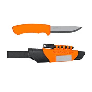 Morakniv Bushcraft Survival orange mit Survival Kit | Outdoormesser | Feuerstahl